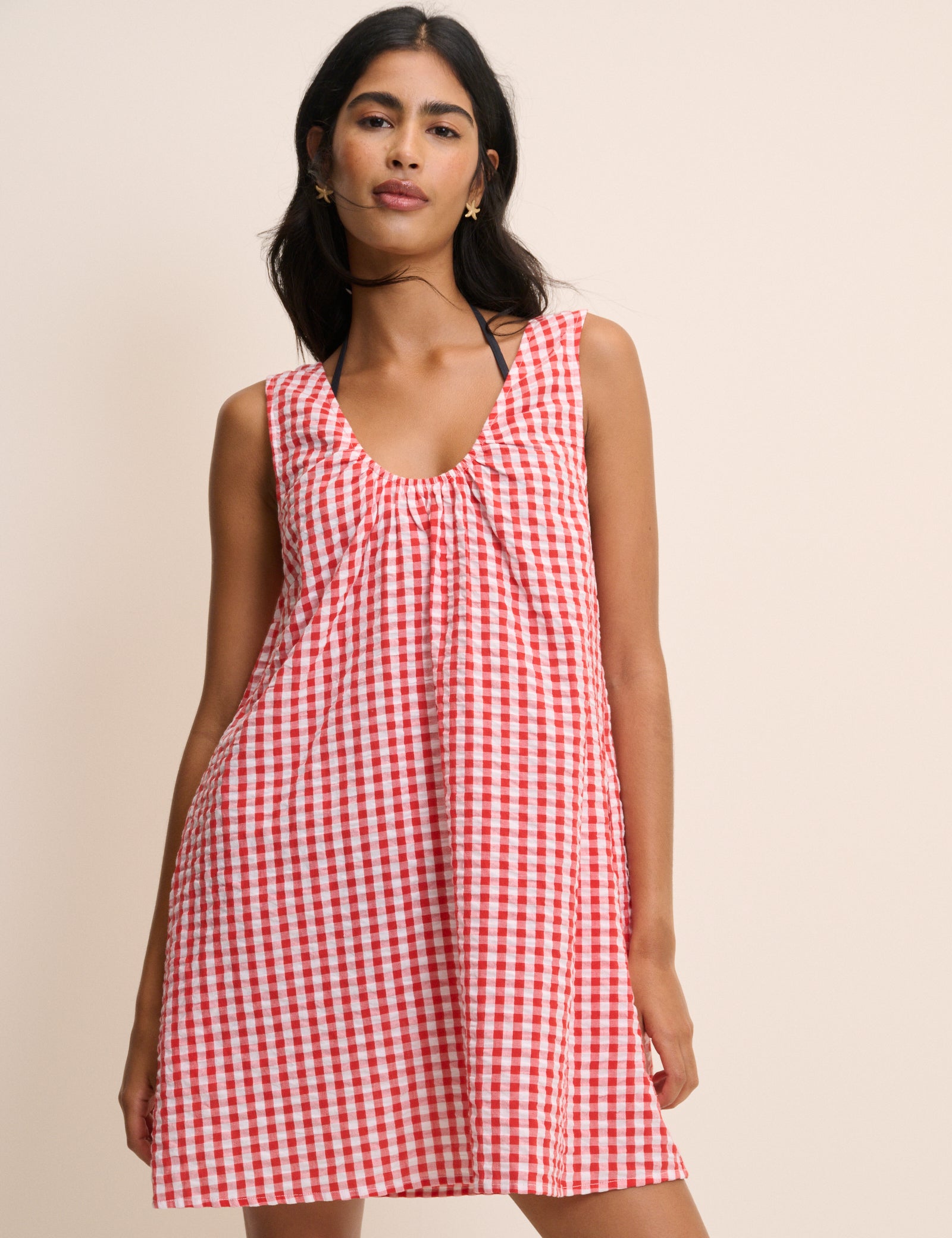 Square Neck Lace Trim Valerie Mini Dress | Nobody's Child